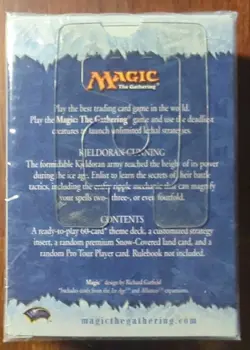 MTG COLDSNAP KJELDORAN CUNNING PRE-CONSTRUCTED THEME DECK UNOPENED  - Image 2