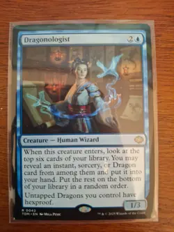 MTG Tarkir Dragonstorm R Dragonologist #0042 - Image 1