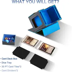 MTG Deck Box for Commander Display Card Deck Box Gamegenic Card Fits 100+ Double - Image 2