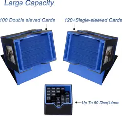 MTG Deck Box for Commander Display Card Deck Box Gamegenic Card Fits 100+ Double - Image 4