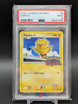 2009 PSA 9 Mint Pokemon Rumble Zapdos #8/16 (LOW POP) - Image 1