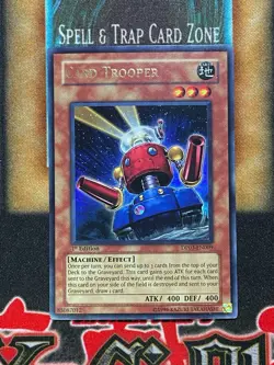 Yugioh Card Trooper DP03-EN009 Ultra Rare 1st Ed NM - Image 1