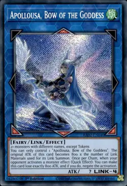 Apollousa, Bow Of The Goddess - Secret Rare 1st Edition RA02-EN040 - NM - YuGiOh - Image 3