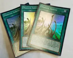 YUGIOH Dragon Shrine 1st edition playset x3 SDBE-EN019 mint unplayed LOOK - Image 2
