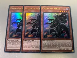 3x Fallen of Albaz EURO 1st Edition Ultra Rare RA01-EN021 Yu-Gi-Oh! - Image 1