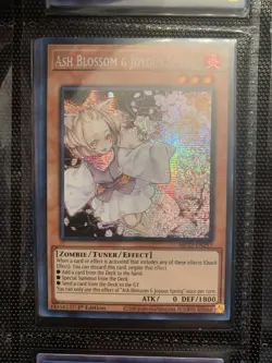 Yugioh! Ash Blossom & Joyous Spring MP22-EN257 Prismatic Secret Rare - Image 2