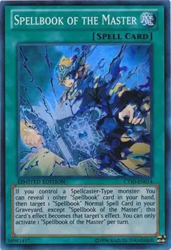 Yu-Gi-Oh Card - CT10-EN014 - SPELLBOOK OF THE MASTER (super rare holo) - NM - Image 2
