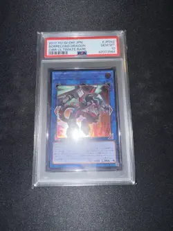 PSA 10 2017 Yu-Gi-Oh! Borreload Dragon Ultimate Rare CIBR-JP042 - Image 1