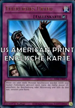 Yugioh RA02-EN075 - Solemn Judgment - Ultra Rare - AMERICAN VERSION - Image 1