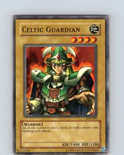Yu-Gi-Oh TCG Celtic Guardian SDY-009 Unlimited Regular Common Card Played LP - Image 3