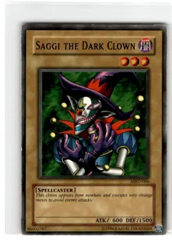Yu-Gi-Oh! Saggi The Dark Clown Common MRD-066 Heavily Played Unlimited - Image 3