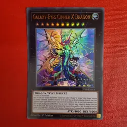 Yugioh Galaxy-Eyes Cipher X Dragon GFTP-EN011 1st Edition - Image 1