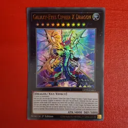 Yugioh Galaxy-Eyes Cipher X Dragon GFTP-EN011 1st Edition - Image 3