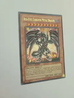 YuGiOh Red-Eyes Darkness Metal Dragon JUMP-EN030 Limited Edition Ultra Rare NM - Image 2