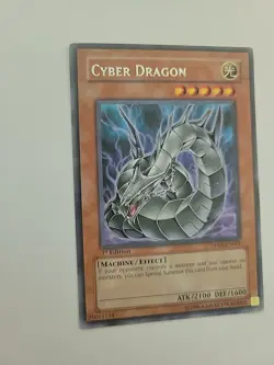 YUGIOH CYBER DRAGON DP04-EN001 1ST RARE (LP) - Image 2