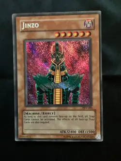 | Jinzo - PSV-000 Unlimited | Reverse Secret Rare | Holofoil Misprint Error | LP - Image 12