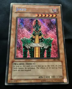 | Jinzo - PSV-000 Unlimited | Reverse Secret Rare | Holofoil Misprint Error | LP - Image 14