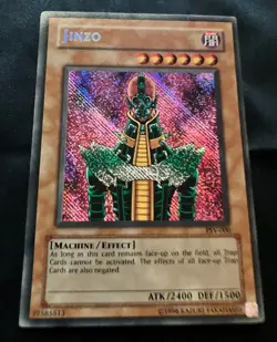 | Jinzo - PSV-000 Unlimited | Reverse Secret Rare | Holofoil Misprint Error | LP - Image 3