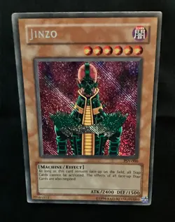 | Jinzo - PSV-000 Unlimited | Reverse Secret Rare | Holofoil Misprint Error | LP - Image 4