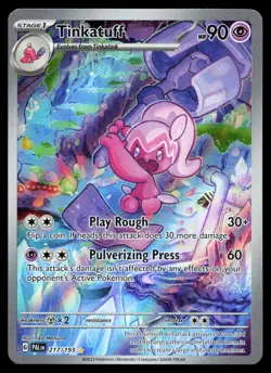 Tinkatuff 217/193 Paldea Evolved Illustration Rare Holo Pokemon Card - Image 1
