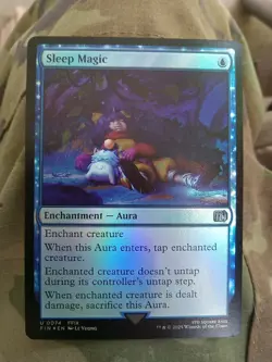 Sleep Magic #74 (Foil) (NM) Final Fantasy FIN Magic MTG Mint Card - Image 1