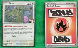 Ditto Holo Play Stamped 132/165 Prize Pack Series 6 PokÃ©mon TCG & Bonus Card - Image 1