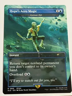 Hope's Aero Magic (Cyclonic Rift) - Secret Lair x FINAL FANTASY MTG Magic #1869 - Image 1