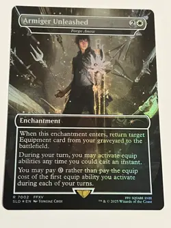 Armiger Unleashed - Forge Anew - FOIL - Secret Lair Final Fantasy SLD MTG Magic - Image 1