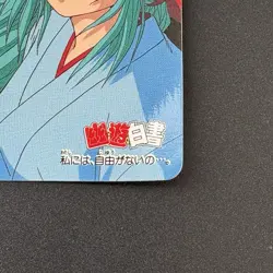YUKINA #40 Yu Yu Hakusho Carddass Card BANDAI 1993 Japan Banpresto e217 - Image 5