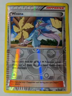 Winona - 96/108 XY Roaring Skies Pokemon Reverse Holo Foil Rare Nice! - Image 1