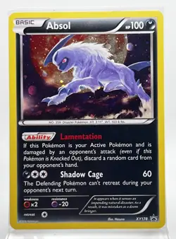 Absol Cosmos Holo XY178 PokÃ©mon Card 2016 Black Star Promo LP - Image 1