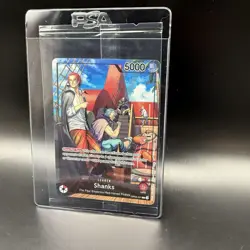 SHANKS One Piece TCG OP01 PSA Promo Limited Edition Card w/ Magazine July 2025 - Image 2