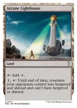 NM MTG ARCANE LIGHTHOUSE WHITE BORDER MYSTERY BOOSTER 2 - Image 2
