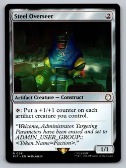 Steel Overseer R 0241 - MTG Universes Beyond: Fallout (PIP) - Image 1