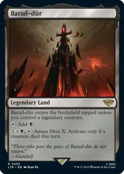 Barad-dur Universes Beyond: the Lord of the Rings: Tales of Middle-Earth Foil - Image 1