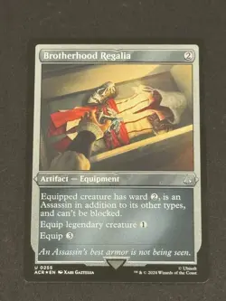 Brotherhood Regalia (Foil Etched) Universes Beyond: Assassin's Creed NM-M 0255 - Image 1