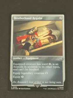Brotherhood Regalia (Foil Etched) Universes Beyond: Assassin's Creed NM-M 0255 - Image 2