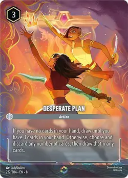 Desperate Plan (Enchanted) 222/204 Reign of Jafar Holo - Image 1