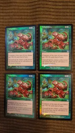 Magic: the Gathering / MtG Foil Tribal Unity x4 Onslaught - Image 3