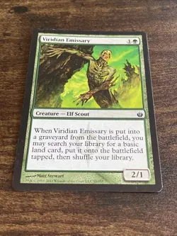 Magic the Gathering MTG Viridian Emissary (95) Mirrodin Besieged C9525* - Image 1