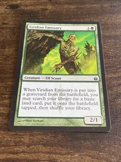 Magic the Gathering MTG Viridian Emissary (95) Mirrodin Besieged C9525* - Image 3