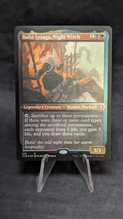 baba Lysaga, Night Witch - MTG  - Commander Legends  Baldur's Gate - Misprint - Image 1