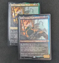 baba Lysaga, Night Witch - MTG  - Commander Legends  Baldur's Gate - Misprint - Image 3
