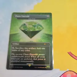 Chaos Emerald (Lotus Petal) Green 7031 Secret Lair Drop Sonic Bonus MTG NM FOIL - Image 2