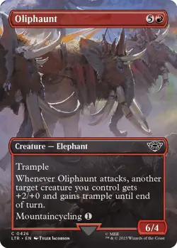 Foil - Oliphaunt (Borderless) - 426 / NM / English MTG - Image 1