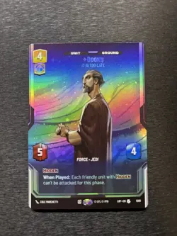 Dooku 1089 Prestige Foil Legends Of The Force LOF Star Wars Unlimited SWU - Image 2