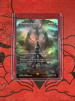 2025 Magic MTG Final Fantasy Benedikta Harman Showcase Foil #0053 - Image 5