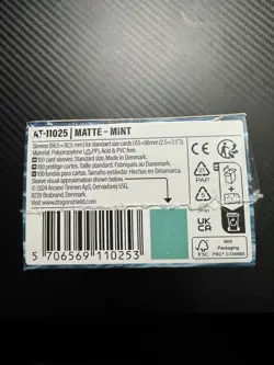 Dragon Shield Matte Sleeves- Mint  (100ct) - Image 3