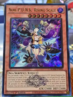 Noh-P.U.N.K. Rising Scale BLMM-EN050 Ultra Rare 1st Edition Yugioh TCG NM/M - Image 2