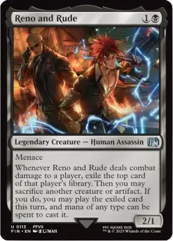 Foil - Reno and Rude - 113 / NM / English MTG - Image 1